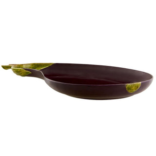 Bordallo Pinheiro Aubergine platter 19.69x11.23 inch - Buy now on ShopDecor - Discover the best products by BORDALLO PINHEIRO design