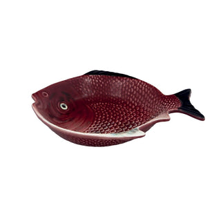 Bordallo Pinheiro Fish deep plate 9.45x8.27 inch - Buy now on ShopDecor - Discover the best products by BORDALLO PINHEIRO design