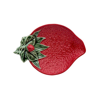 Bordallo Pinheiro Strawberry olive dish 8.27x5.91 inch - Buy now on ShopDecor - Discover the best products by BORDALLO PINHEIRO design
