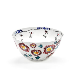 Marni by Serax Midnight Flowers bowl Anemone Milk 7.09 inch - Buy now on ShopDecor - Discover the best products by MARNI BY SERAX design