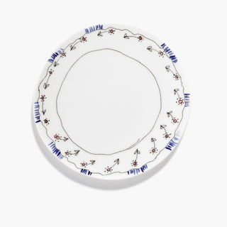 Marni by Serax Midnight Flowers dinner plate Anemone Milk 7.88 inch - Buy now on ShopDecor - Discover the best products by MARNI BY SERAX design