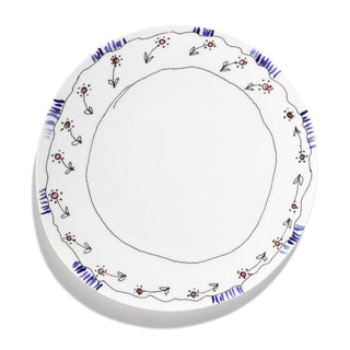 Marni by Serax Midnight Flowers dinner plate Anemone Milk 11.03 inch - Buy now on ShopDecor - Discover the best products by MARNI BY SERAX design