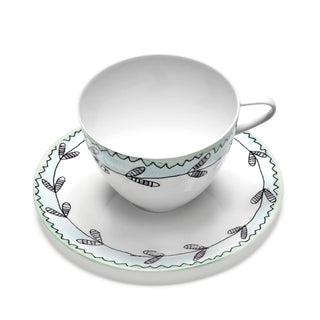 Marni by Serax Midnight Flowers cappuccino cup - Buy now on ShopDecor - Discover the best products by MARNI BY SERAX design