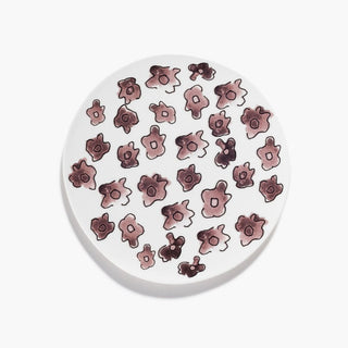 Marni by Serax Midnight Flowers dinner plate Dark Viola 7.88 inch - Buy now on ShopDecor - Discover the best products by MARNI BY SERAX design