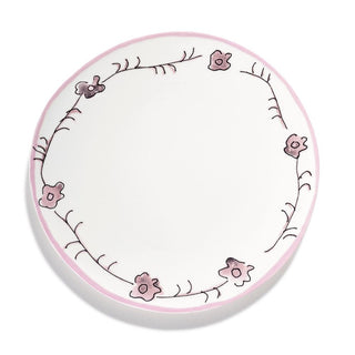Marni by Serax Midnight Flowers dinner plate Dark Viola 11.03 inch - Buy now on ShopDecor - Discover the best products by MARNI BY SERAX design