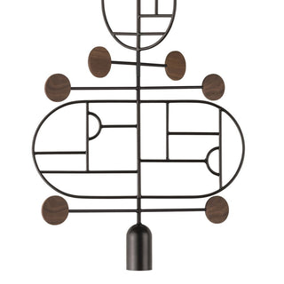 Nomon Wooden Dots pendant lamp graphite structure 3 elements 110 Volt - Buy now on ShopDecor - Discover the best products by NOMON design