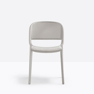 Pedrali Dome 261 perforated chair for outdoor Pedrali Beige BE200E - Buy now on ShopDecor - Discover the best products by PEDRALI design