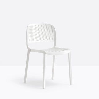 Pedrali Dome 261 perforated chair for outdoor White - Buy now on ShopDecor - Discover the best products by PEDRALI design