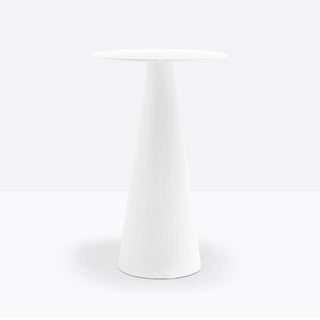 Pedrali Ikon 867 table with solid laminate top diam.27 9/16 inch White - Buy now on ShopDecor - Discover the best products by PEDRALI design