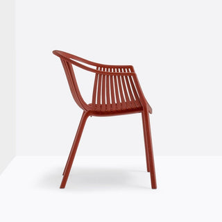 Pedrali Tatami 306 garden armchair Pedrali Red RO400E - Buy now on ShopDecor - Discover the best products by PEDRALI design