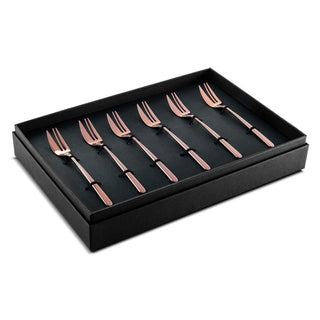 Mepra Linea set 6 cake forks - Buy now on ShopDecor - Discover the best products by MEPRA design