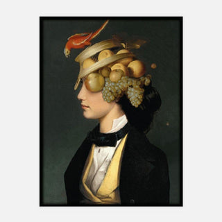 Ibride Portrait Collector Edmée L print 25.20x33.47 inch - Buy now on ShopDecor - Discover the best products by IBRIDE design