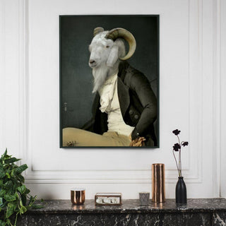 Ibride Portrait Collector Rodolphe M print 22.05x29.14 inch - Buy now on ShopDecor - Discover the best products by IBRIDE design