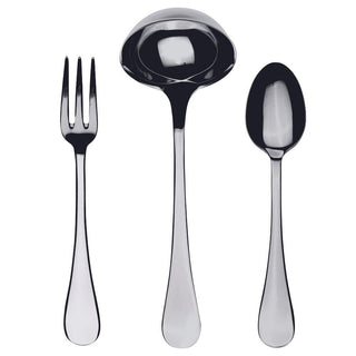 Mepra Michelangelo (Brescia) 3-piece serving set stainless steel - Buy now on ShopDecor - Discover the best products by MEPRA design