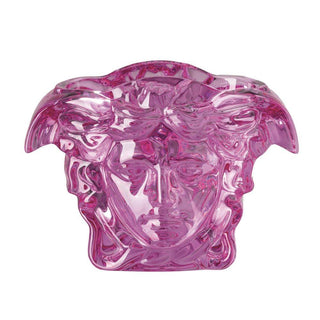 Versace meets Rosenthal Medusa Grande Crystal vase h. 7.49 inch Pink - Buy now on ShopDecor - Discover the best products by VERSACE HOME design