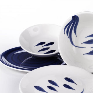 Zafferano Mannaggia li pescetti salad bowl diam. 11 13/16 inch sea pattern blue - Buy now on ShopDecor - Discover the best products by ZAFFERANO design